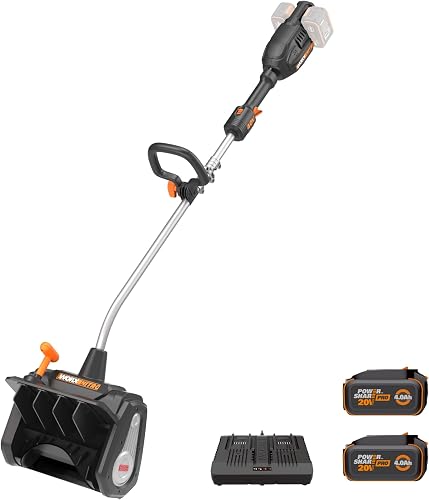WORX Nitro 40V 12'' Cordless Snow Shovel, Electric Snow Thrower for 4- — Real-world performance testing in action