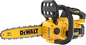 DEWALT 20V MAX 12" Cordless Chainsaw Kit with Battery and Charger Included (DCCS621P1