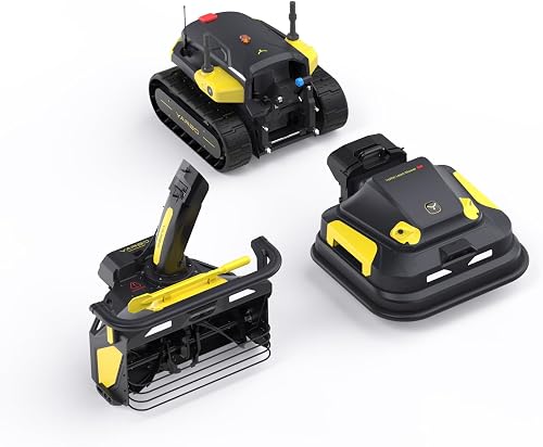 YARBO Robot Lawn Mower Pro and Snow Blower with Modular Design, Auto-R — Build quality and design details up close