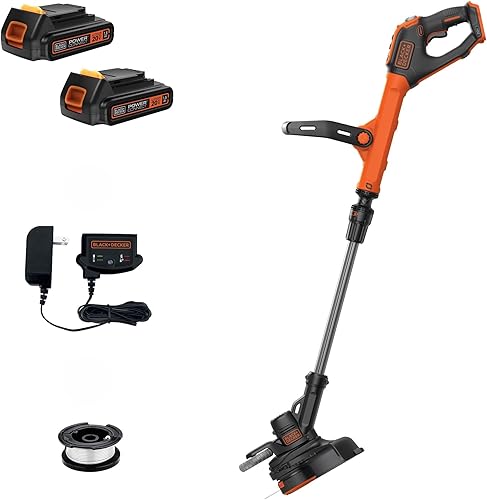 BLACK+DECKER 20V MAX Cordless String Trimmer and Edger, 12 Inch Weed E — Real-world performance testing in action