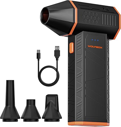WOLFBOX MegaFlow 50 Compressed Air Duster-110000RPM Super Power Electr — Our recommended configuration for best results