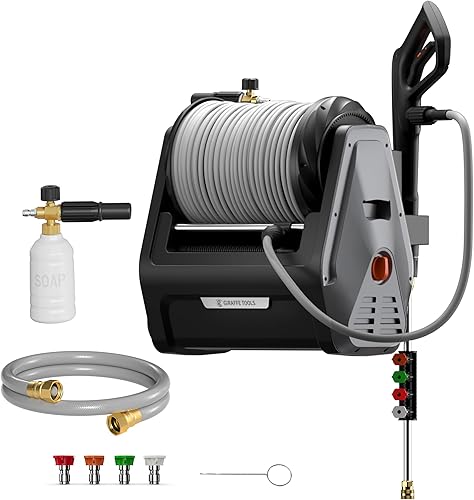Giraffe Tools Grandfalls Retractable Wall Mount Pressure Washer Plus, — Side-by-side comparison of top picks in this category