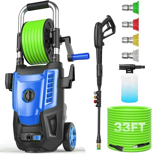 commowner Presssure Washer 4800 PSI, Power Wahser Powered with 33ft Pr — Our recommended configuration for best results