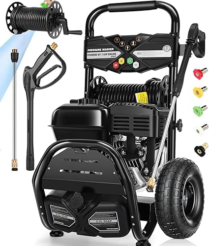 4200PSI Gas Pressure Washer 4.0GPM Gas Power Washer 212CC Powered Wash — Build quality and design details up close