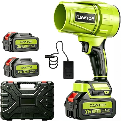 Leaf Blower Cordless – 580,000 RPM, 21V Lightweight Mini Blower with 2 — Key features at a glance