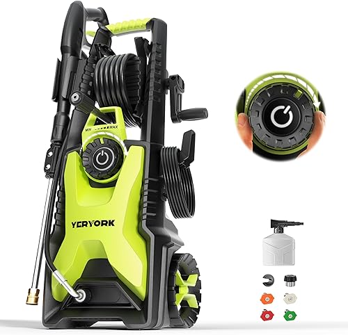 Yeryork Adjustable 5000 PSI Pressure Washer,2.5 Max GPM Power Washer w — Side-by-side comparison of top picks in this category