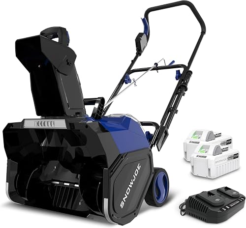 Snow Joe IONMAX 48V 18 Inch Cordless Electric Snow Blower Machine - Ba — Our recommended configuration for best results