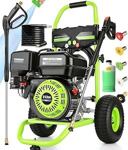 4200PSI Gas Pressure Washer 4.0GPM Gas Power Washer 212CC Gas Powered Washing Machine Comm