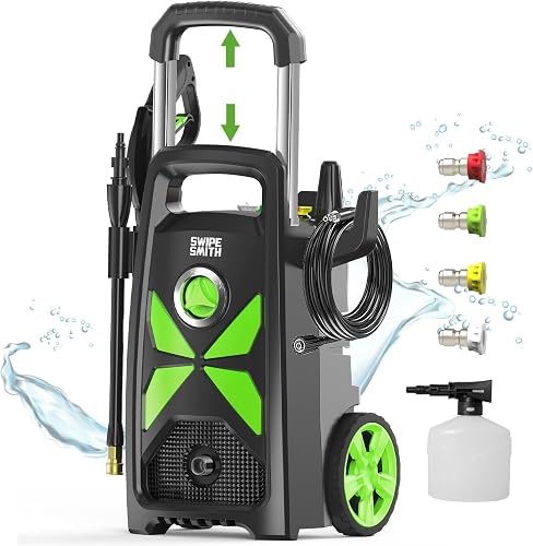 Electric Pressure Washer, SWIPESMITH 2800 Max PSI 2.4 GPM Power Washer — Side-by-side comparison of top picks in this category