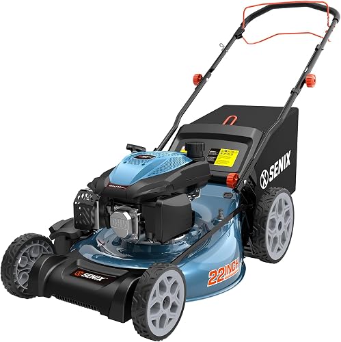 SENIX 22 Inch 3-in-1 Gas Lawn Mower, 201cc Rear Wheel Single Speed Sel — Side-by-side comparison of top picks in this category