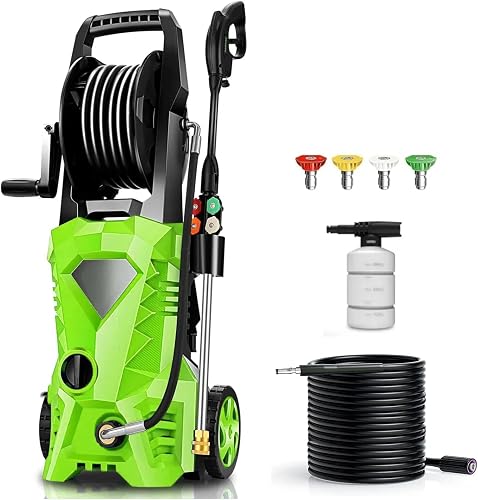 Imdot 5000PSI Electric Pressure Washer 2026 2.8GPM High Power Washer w — Build quality and design details up close