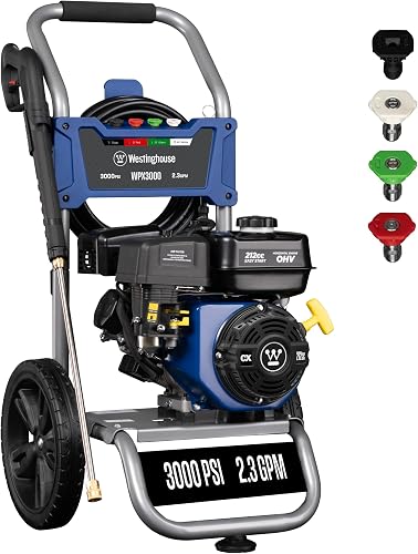 Westinghouse WPX3000 Gas Pressure Washer, 3000 PSI and 2.3 GPM, Spray — Side-by-side comparison of top picks in this category