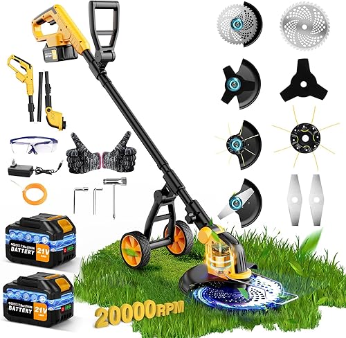 20000 RPM Heavy Duty Stringless Weed Wacker Edger, Cordless Electric W — Side-by-side comparison of top picks in this category