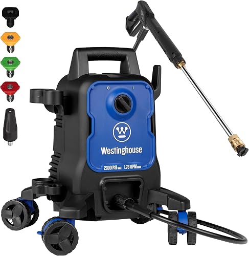 Westinghouse ePX3100 Electric Pressure Washer, 2300 Max PSI 1.76 Max G — Our recommended configuration for best results